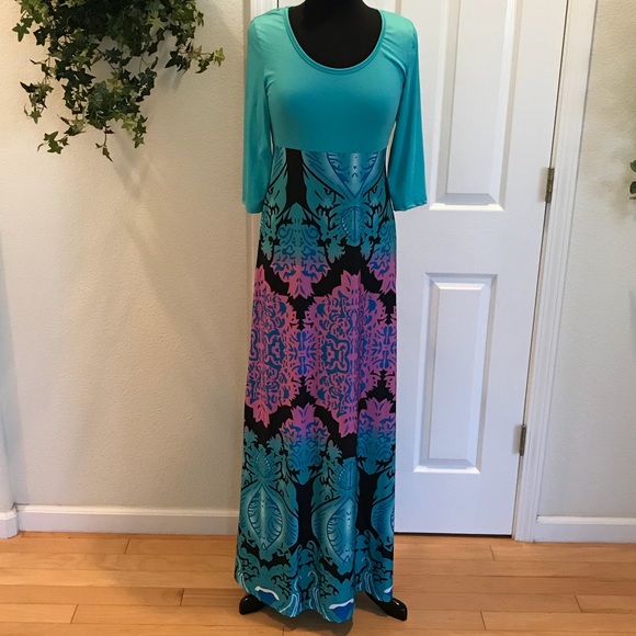 Dresses & Skirts - Boho Maxi Dress, Size L